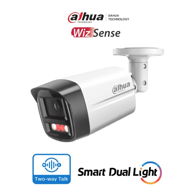 Dahua Technology WizSense IPC-HFW2549TL-S-PV Bala (forma) Cámara de seguridad IP Interior y exterior 2960 x 1668 Pixeles Techo/escritorio