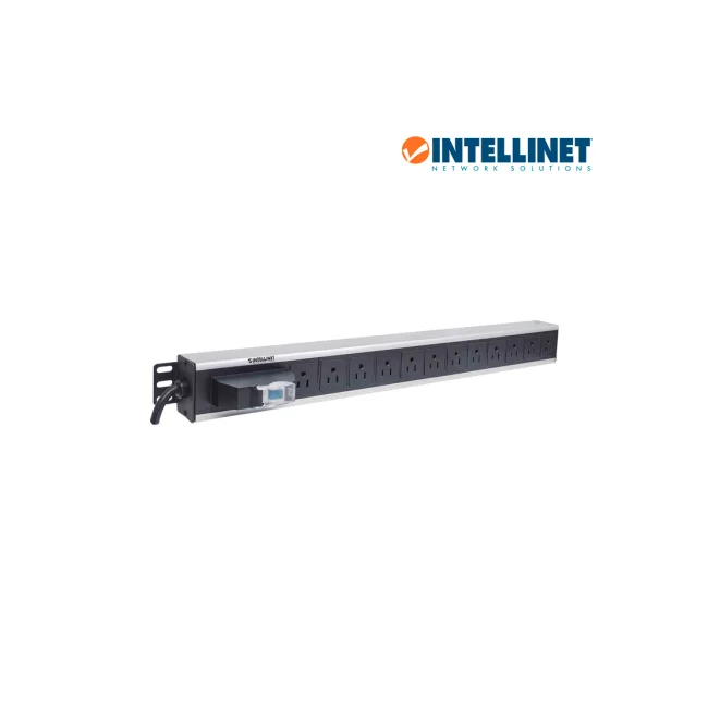 Intellinet Barra multicontactos vertical con 12 salidas - Contactos tipo NEMA image 6