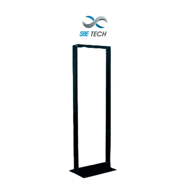 SBE TECH SBE-RR719/45UR - Rack de acero de 7 FT de altura/ 45 UR / 19" de ancho / Color Negro / Sobre pedido  (Compatible con tornillos  SBE-JTACERO6MM)