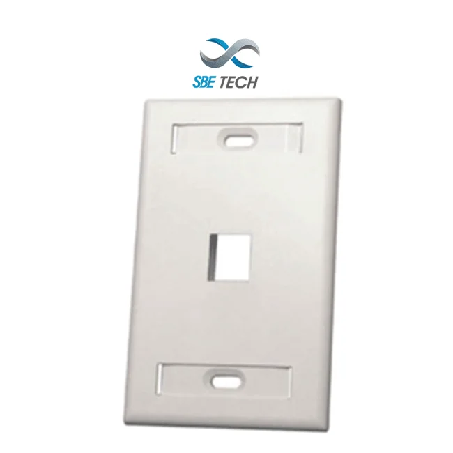 SBE Tech SBE-2517-1P-WT placa de pared o cubierta de interruptor Blanco