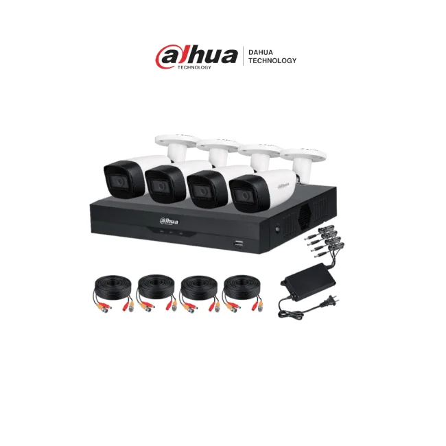 Dahua Technology DH-KIT/XVR5104HS-4KL-I3/4-HFW1500CMN-A-0280B-S2 kit de videovigilancia Alámbrico 4 canales image 2