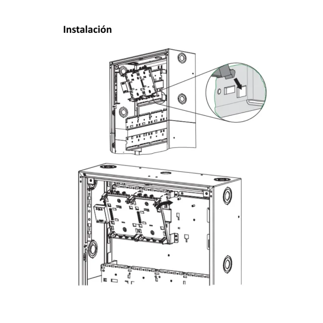 BOSCH F_PRS0002C - Rail de central corto para panel FPA5000 image 2