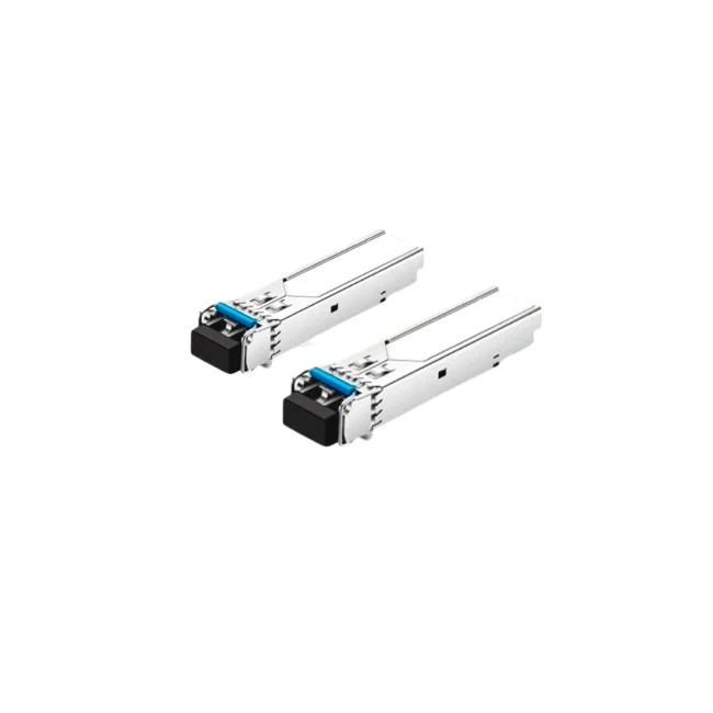 TCE - SFP-GE-LX-1310nm - Par de transceptores de fibra óptica SFP monomodo / 1310nm / DDM / Conector LC Dual / mini-Gbic / Velocidad 1.25Gbps / Hasta 20 KM de conexión