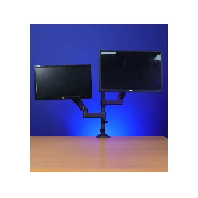 TCE H180  - Soporte de Escritorio Articulado para 2 monitores de 13 a 27" , Carga Máxima 9kg por brazo , VESA 75x75mm / 100x100mm , Ajuste de Inclinación y Rotación image 3