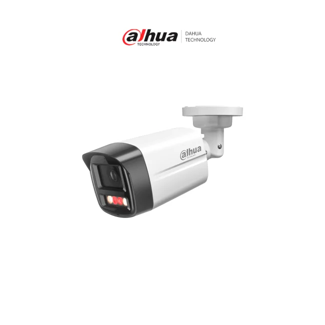 DAHUA DH-IPC-HFW1439TL1-A-IL  -Cámara IP Bullet de 4 Megapíxeles/Iluminador Dual/ Lente de 2.8mm/ 94 Grados de Apertura/ 1detección humana/ H.265+/WDR/ IP67/
