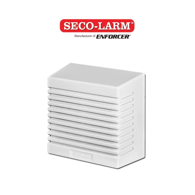 SecoLarm SH-525SQ- Sirena Cableada para Interior de dos tonos para montaje en superficie