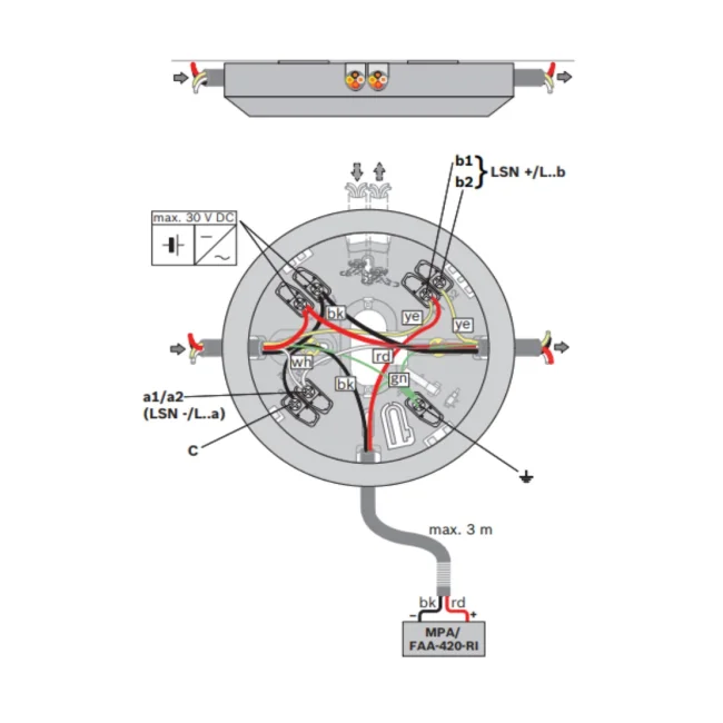 BOSCH F_MS400B - Base con Logo BOSCH compatible con Sensores serie 425 image 4