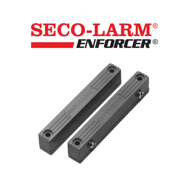 Seco-Larm SM216QGY - Contacto Magnetico Uso Rudo GRIS con terminales de tornillo Gap 2 3/4 (70mm)  Compatible paneles DSC / RISCO / BOSCH