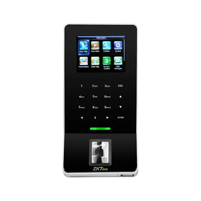ZKTECO F22ID - Control de Asistencia y Acceso Básico con Huella Digital BioID+ (3000), Tarjeta ID 125 kHz (5000), Registro de 30,000 Eventos, Conexión Ethernet y WiFi image 2