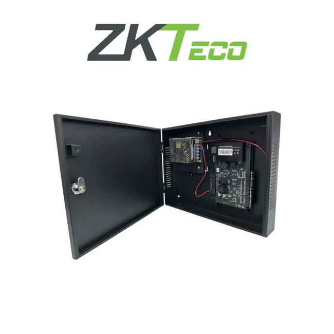 ZKTECO C3100Plus Package B - Panel de control de acceso RFID, 1 puerta, 2 vías, capacidad para 100,000 usuarios y tarjetas, capacidad de código QR, Push SDK