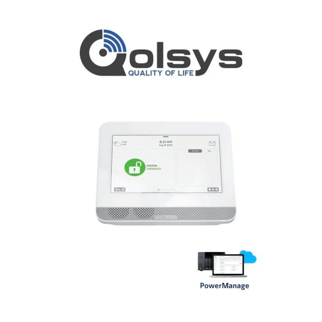 QOLSYS IQ4 HUB POWER MANAGE - Sistema de Alarma IQPanel4 HUB Autocontenido