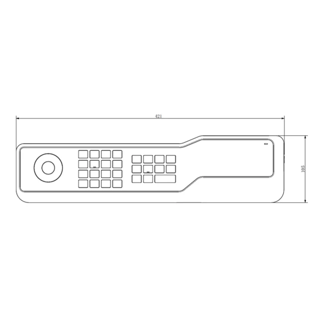 DAHUA DHI-NKB5000-F - Teclado Controlador de Red HD/ Control de PTZs, DVRs, NVRs e IPC/ Soporta Función de Videowall/ Soporta Resolución 4k/ Onvif/ Teclado Inalámbrico/ Pantalla Tactil de 10 Pulgadas/ Wifi/ RS232/RS485/ image 6