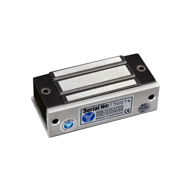 YLI YM60 - Cerradura Magnética para Control de Acceso / Fuerza de Sujeción 60 Kg o 120 Lb / 12 VDC / Para puertas de madera, vidrio y metálicas / Uso interior / Compatible con Soporte MBK70Z image 4