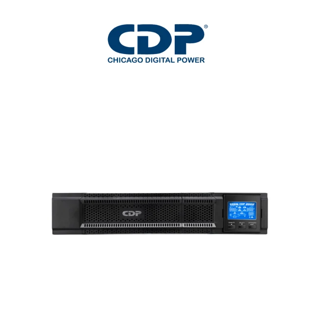 CDP UPO11-1RT AX - UPS de 1000VA y 1000W con 8 terminales, 4 programables, pantalla LCD, 5 min de respaldo a carga completa, disponible sobre pedido.
