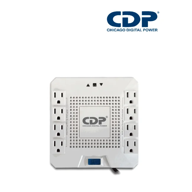 CDP R-AVR1808 regulador de voltaje 8 salidas AC 120 V Blanco image 3