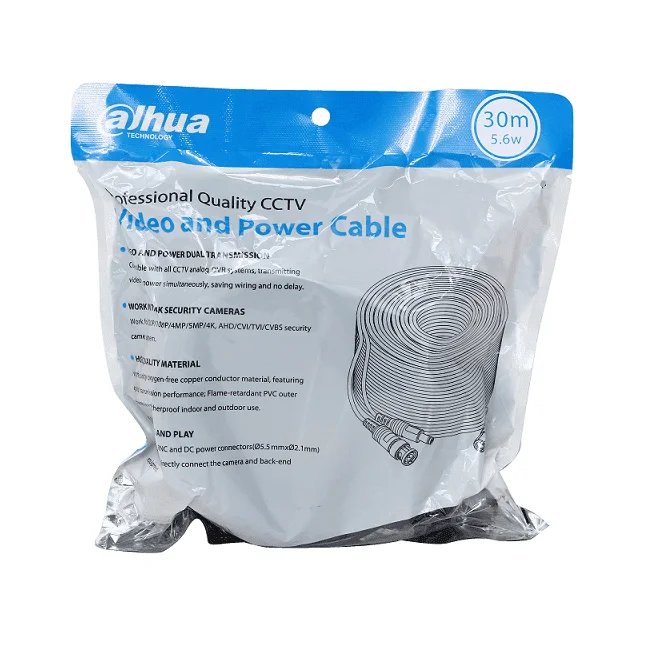 Dahua Technology DH-PFM942I-30-5 adaptador de cable de vídeo 30 m BNC Negro image 4
