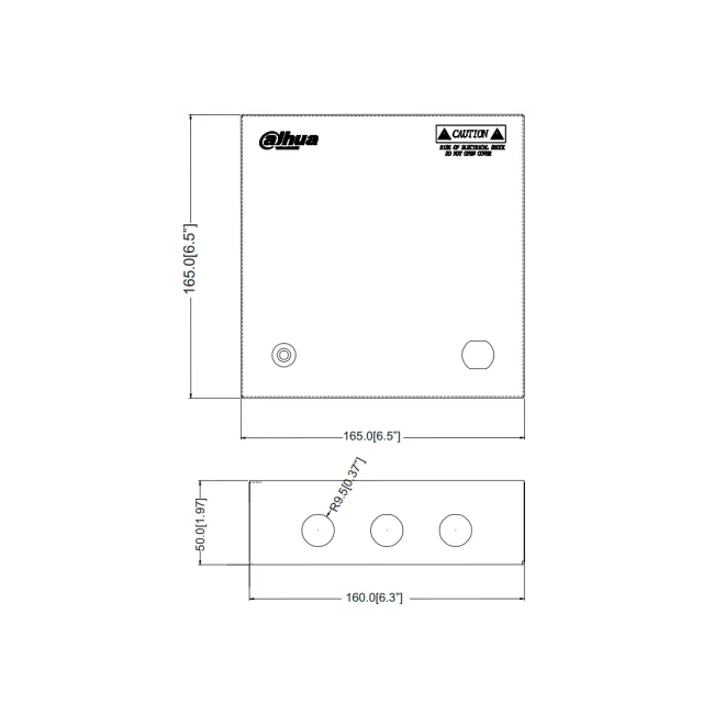 Dahua Technology PFM340-5CH caja de distribución eléctrica Pared Blanco image 8