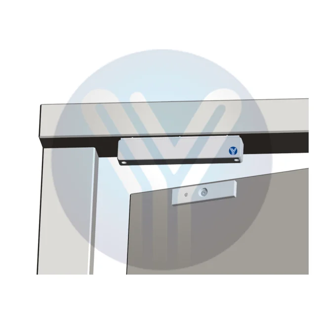 YLI YM350WS - Cerradura Magnética para Control de Acceso / Fuerza de Sujeción de 350 kg (800 lb) / Para puertas de madera, vidrio y metálicas / IP68 para uso exterior e interior image 5