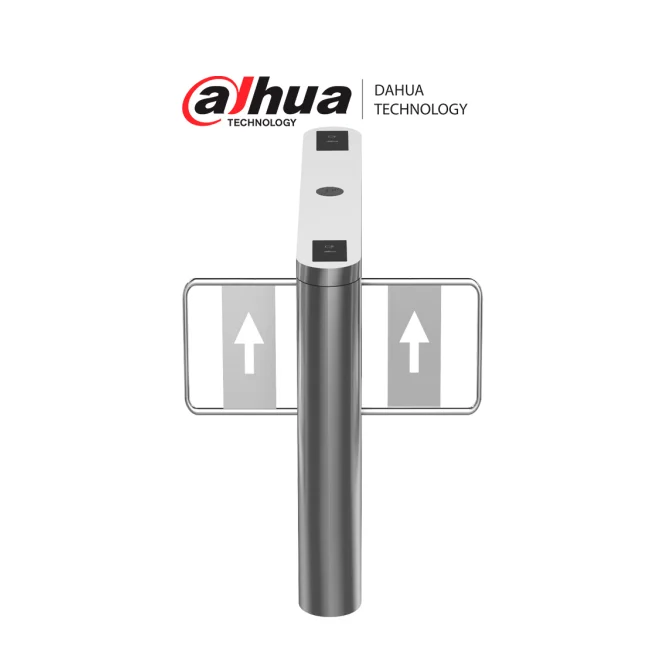 DAHUA ASGB511H-R - Swing Barrier Derecha para exterior/ Un carril/ Motor Electrico CD/ Acero Inoxidable/ Puerto RS232/ Soporta Conteo de Entrada y Salida/ 20personas x minuto/ Entrada de Alarma de Incendio para desbloqueo/