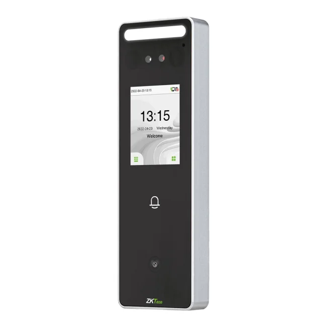 ZKTECO SpeedFaceV3LQR - Control de Acceso y Asistencia Visible Light con Autenticación Facial (500 Rostros), Lectura de QR (3000 Códigos), Registro de 200,000 Eventos, IP65 y Conectividad TCP/IP image 3