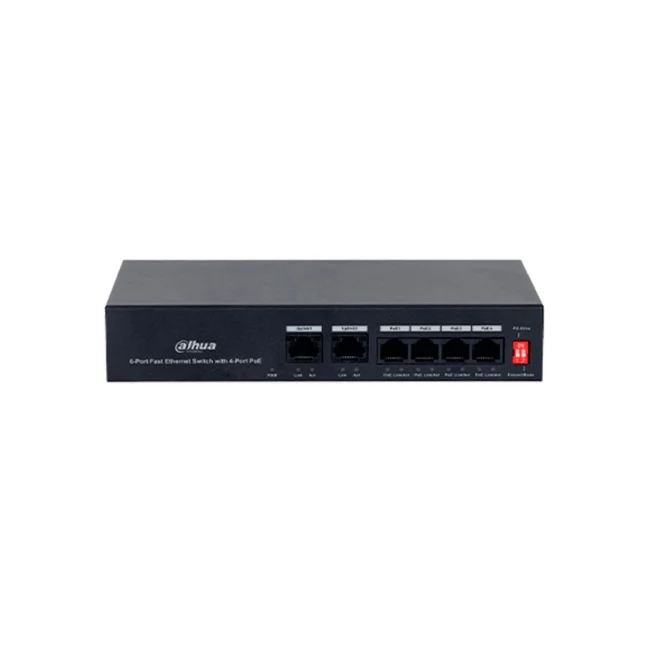 DAHUA KTP01L(S)-Kit de Videoportero IP con Frente de Calle Metálico Antivandálico y cámara de 2MP. Incluye monitor táctil de 7", ranura SD, control de puerta, E/S de alarmas, y switch PoE d 6 puertos, 36W Ideal para seguridad avanzada image 5