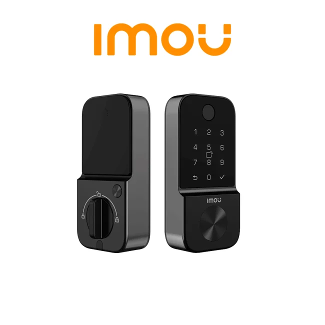ASL-Cubo1 Cerradura Inteligente Imou, Chapa Digital, Registro de 50 Huellas, Wifi, para Exterior, Tarjeta Mifare, Constraseña de Visitante.