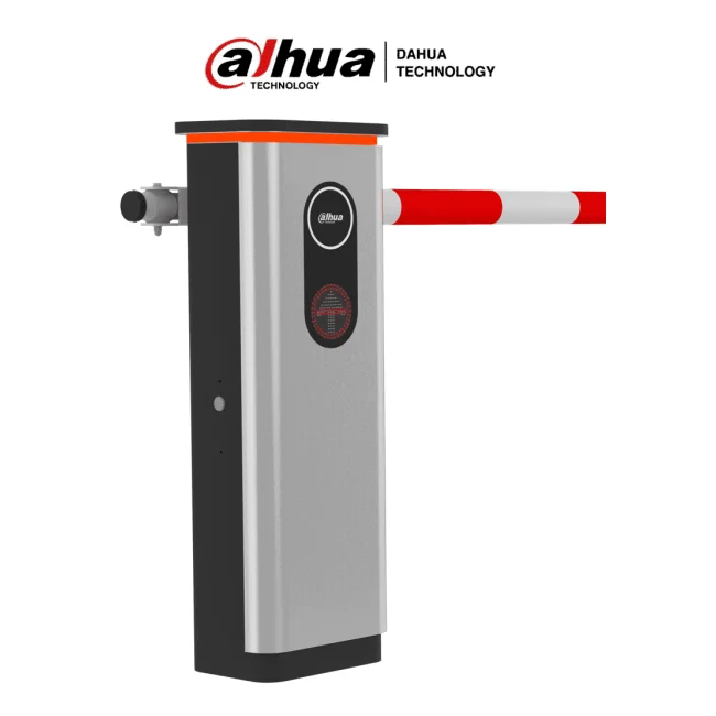 DAHUA DHI-IPMECD-2067KIT -Barrera Vehicular Sin Resortes para Alto Flujo, Velocidad de 3 Segundos, 6 Millones de Ciclos, Con Brazo Cilíndrico de 4m Sistema Abatible Anti-impacto, Dirección Ajustable
