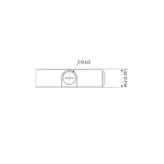 DAHUA PFA137 - Caja de conexiones compatible con series / T3A /  HDW8 /  HDW7 / H dBW4 / SD22 / D3A / H dBW6 image 2