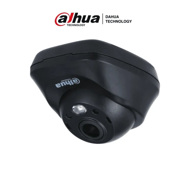 DAHUA DH-HMW3200L - Cámara móvil analógica, Conexión M12 (tipo aviación), Tipo: mini domo, Resolución: 1080p, Lente de 2.1 mm, Apertura de 139°, IR de 3 metros, Uso interior, Micrófono integrado