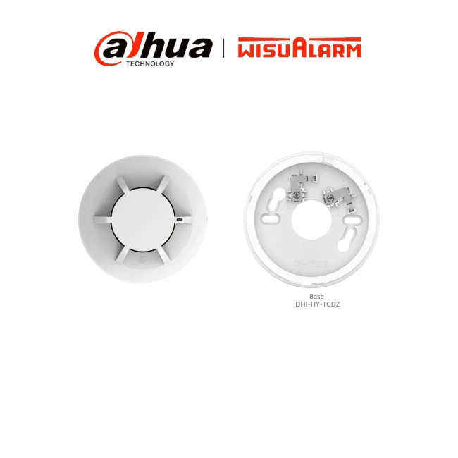 DAHUA WISUALARM PAQUETE DHI-HY-1301 - El paquete incluye: detector de humo direccionable y la base de instalación image 2