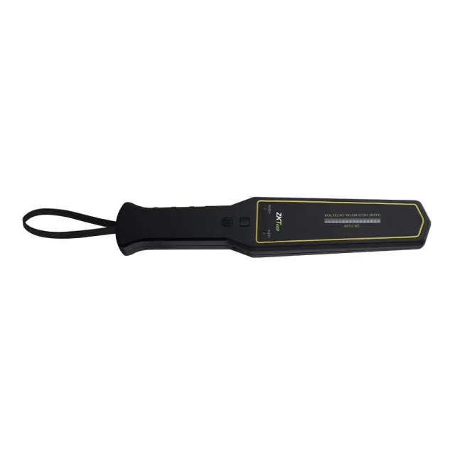 ZKTECO D180 - Detector de metales portátil con alta sensibilidad, indicador visual, alarmas sonora y vibración. Su batería recargable de 9VDC proporciona hasta 40 horas de uso continuo, ideal para aplicaciones de seguridad eficientes y prolongadas. image 5