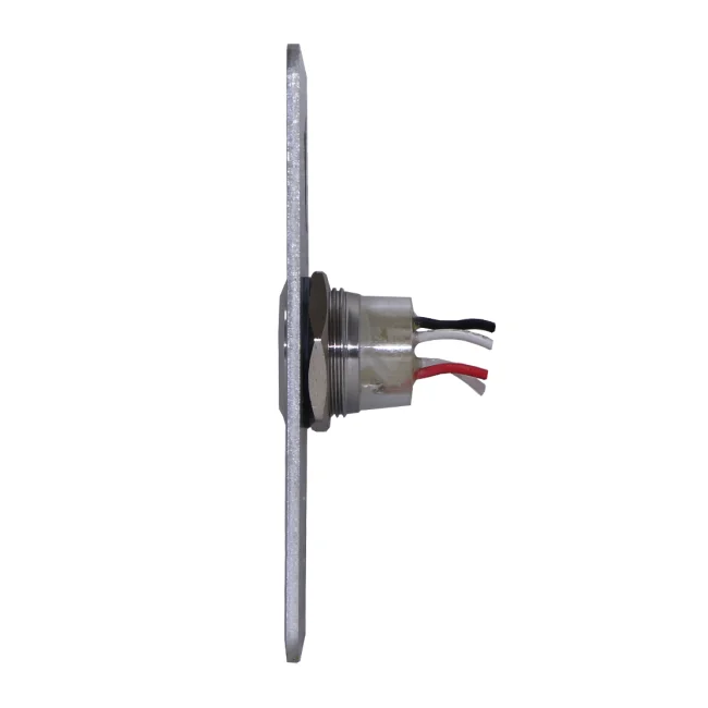 YLI YWP880BLED - Botón de Salida Mecánico, Indicador LED (Verde), Acero Inoxidable, 5-24 VCC, Función NO, Índice Protección IP68 image 3