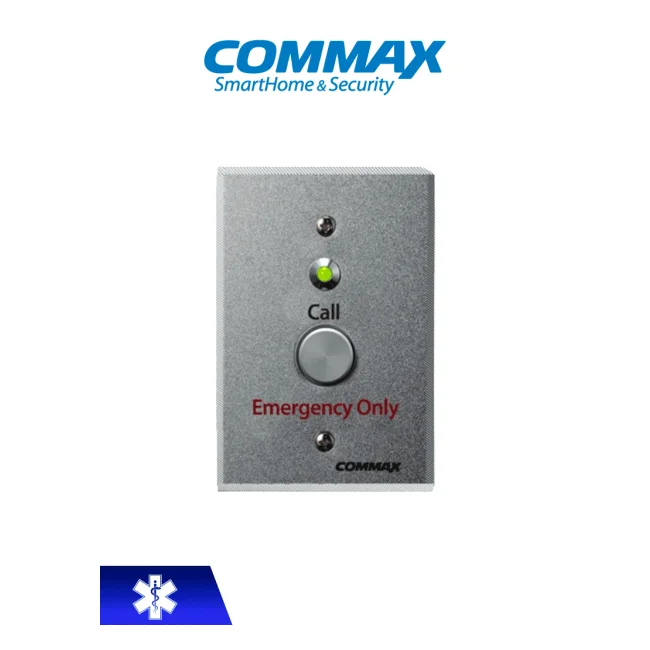 COMMAX ES400 - Botón de emergencia para sistema de llamado de enfermería / Compatible con JNS4CS / Instalación en sanitario y lavabo