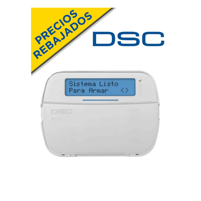 DSC HS2LCDN - Teclado Cableado LCD Alfanumérico de 32 caracteres admite 128 zonas compatible con NEO