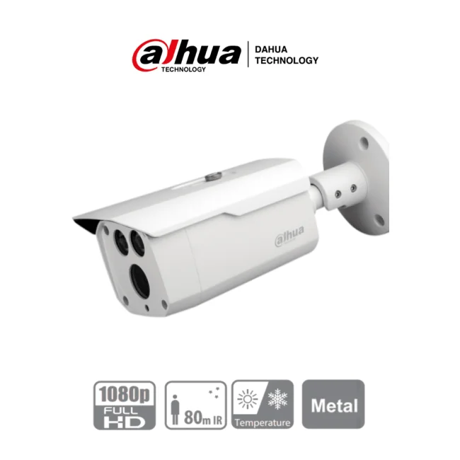 Dahua Technology Lite DH-HAC-HFW1200DN-0360B-S5 cámara de vigilancia Bala (forma) Cámara de seguridad CCTV Interior y exterior 1920 x 1080 Pixeles Pared/poste image 3