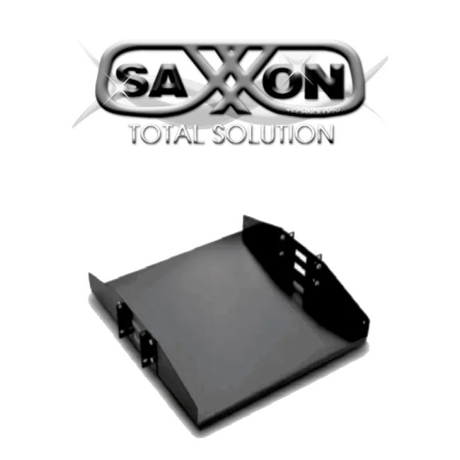 SAXXON 70140202- Charola doble cara para rack/ 19 pulgadas (48.26 cm)/ 2 UR/ Soporta hasta 50 KG