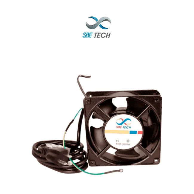 SBE TECH J1VENTN127V - Extractor para gabinete, compatible con gabinetes SBETECH, color negro, 110-127 VAC, 42W