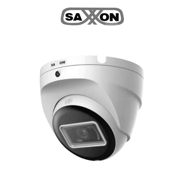 SAXXON SUA-HAC-T20M-0280B- Cámara Turret de 2 Megapíxeles 1080P/ Lente de 2.8 mm con Apertura de Hasta 100°/ Cámara Metálica
