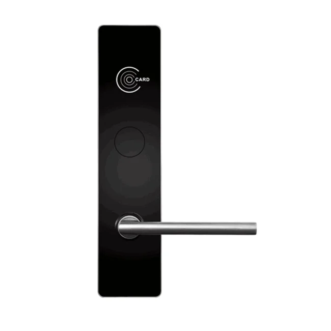 ZKTECO LH6800L- Cerradura Izquierda para Hotel con Tecnología MIFARE 13.56 MHz, Compatible con Puertas de 35 a 45 mm de Grosor, Fabricada en Aleación de Zinc, Capacidad de Registro de 224 Eventos image 3