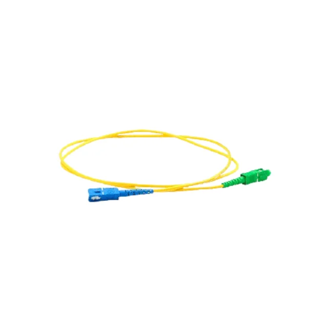 TCE  - LMN-FO-SCU-SCA-01 - Jumper SC UPC-SC APC Monomodo / Simplex 2 mm / 1 metro / Amarillo