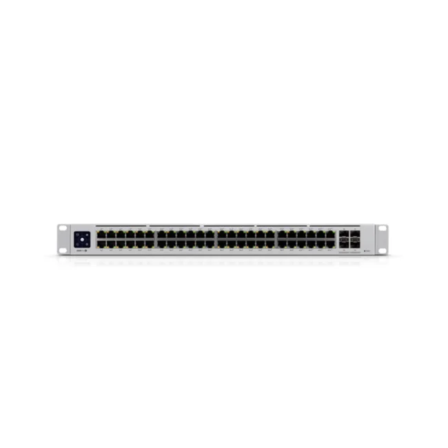 Ubiquiti UniFi Pro 48-Port PoE Gestionado L2/L3 Gigabit Ethernet (10/100/1000) Energía sobre Ethernet (PoE) 1U Plata image 4