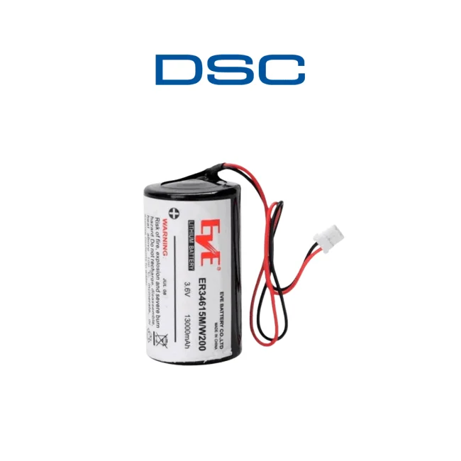 DSC-BATT13036V- Bateria De Litio 3.6 Vcd. 13.0 Ah. Para Sirena PG9901/PG9911