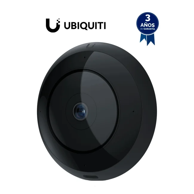 UBIQUITI UVC-AI-360 - Camara fisheye con función de PTZ de 4MP 360° , IR de 9 metros , IA avanzada: detecta personas, lee matrículas, audio bidireccional , POE + , Exterior/Interior , Antivandalica.
