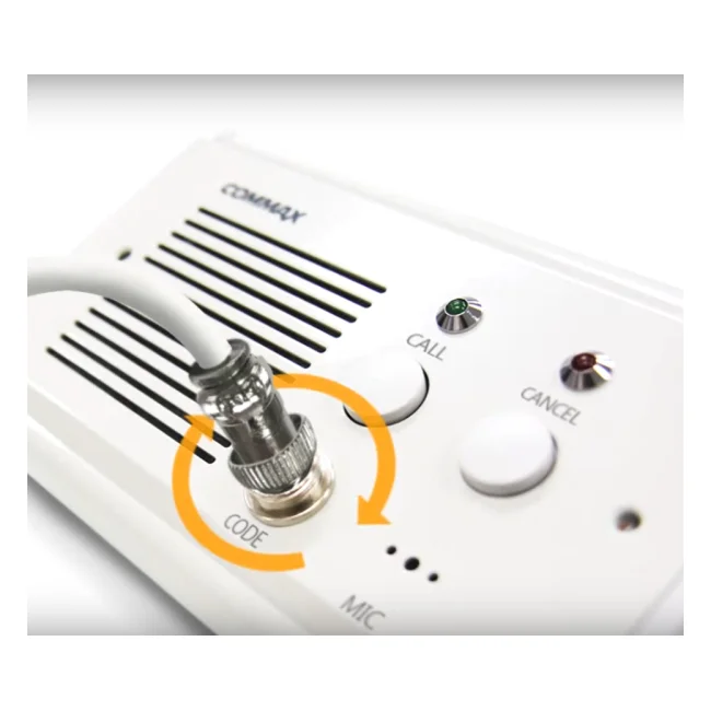 COMMAX CC200 - Botón pulsador de solicitud de asistencia medica para sistema de llamado de enfermería / Compatible solo con JNS4CS por conexión directa image 4