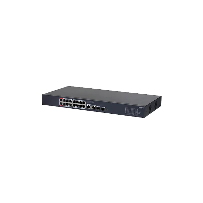 DAHUA DH-CS4220-16GT-190-V2 - Switch de 16 Puertos Gigabit PoE/ PoE inteligente/ Puerto Rojo de Hasta 90W/ 190W Totales/ 2 Puertos SFP/ PoE Watchdog/ switching de 40 Gbps/ Prot. Avanzada Contra Descargas/ Administrable a Través de DoLynk Care/ image 3