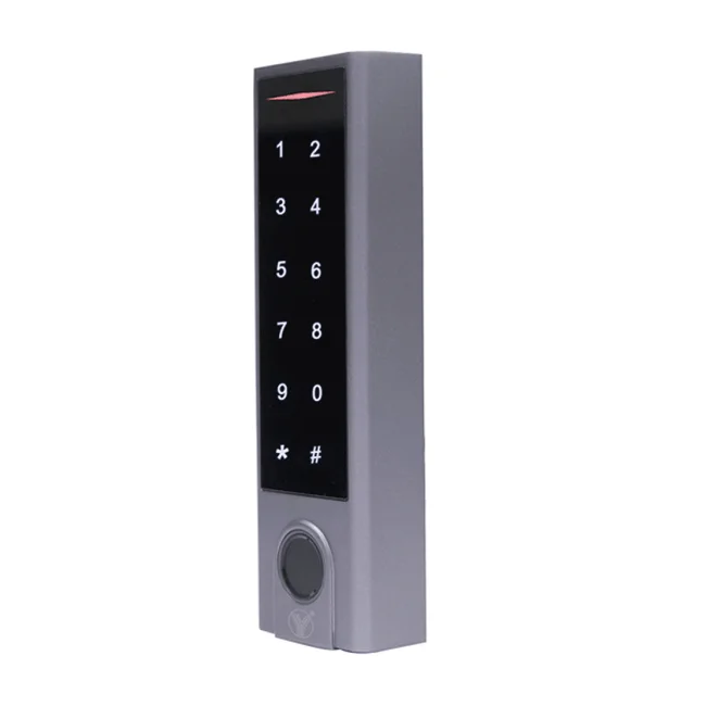 YLI YK1068A - Control de Acceso con Teclado Touch / Huella / Tarjetas ID 125 Khz / Exterior / Entrada Wiegand para Lector Esclavo image 2
