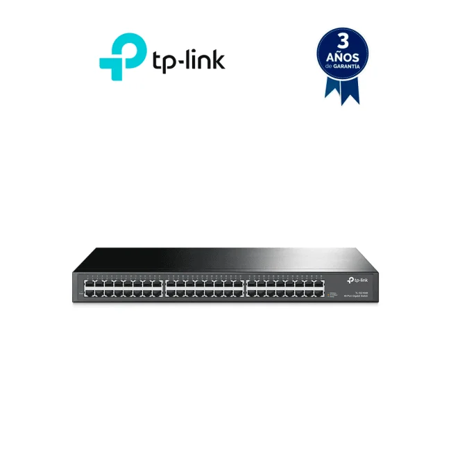 TP-Link TL-SG1048 dispositivo de redes No administrado Gigabit Ethernet (10/100/1000) 1U Negro image 4