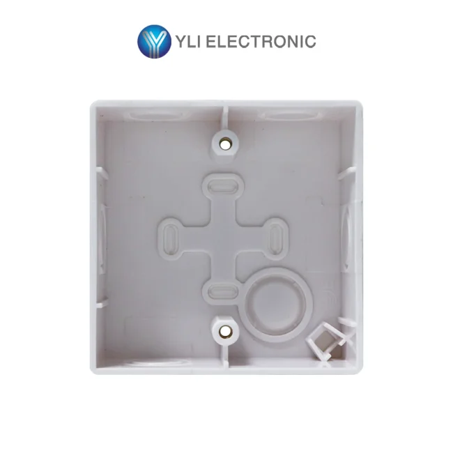 YLI MBB800BP - Caja de Montaje para Botón, Plástica, Forma Cuadrada