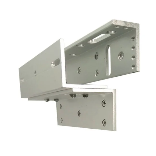 ZKTECO LM120PAK - Paquete de contrachapa magnética de 120 kg, voltaje de 12VDC incluye soporte ZL para su instalación, compatible para puertas de madera y metal image 2