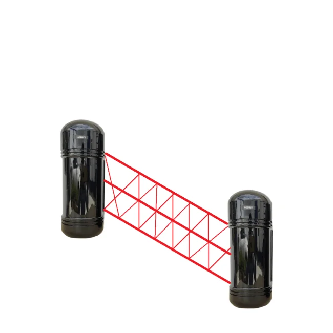 IHORN ABE100-  Detector por triple haz de luz (fotocelda) / Distancia hasta 100  Mts / Velocidad de respuesta 50mS / 12 VDC compatible con paneles IHORN / RISCO / DSC / BOSCH. image 3